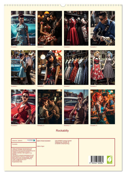Rockabilly (CALVENDO Premium Wandkalender 2026)