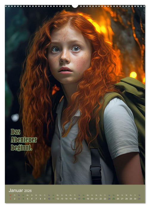 Mia und das Dschungel-Abenteuer (CALVENDO Wandkalender 2026)