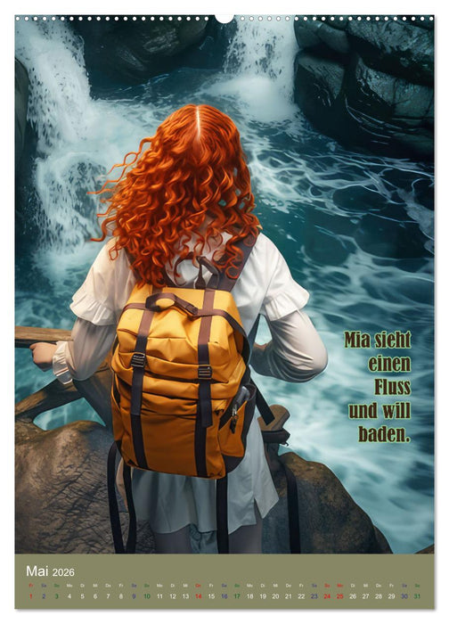 Mia und das Dschungel-Abenteuer (CALVENDO Wandkalender 2026)