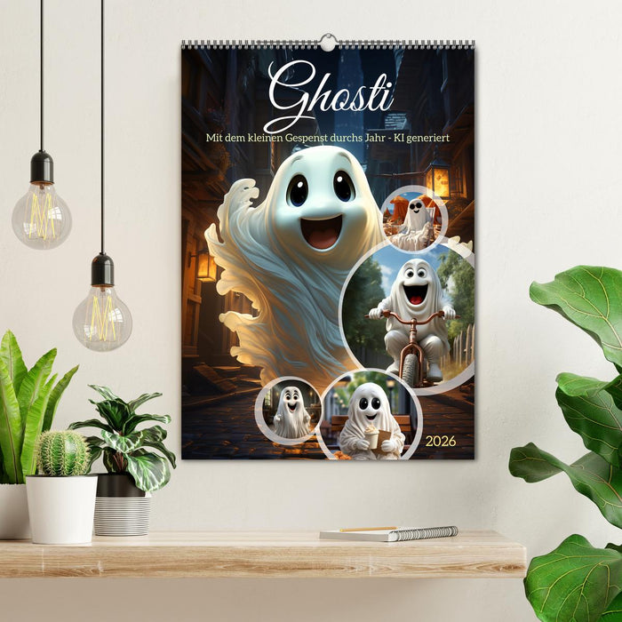 Ghosti (CALVENDO Wandkalender 2026)