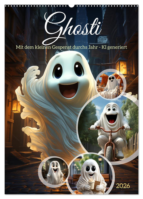 Ghosti (CALVENDO Wandkalender 2026)