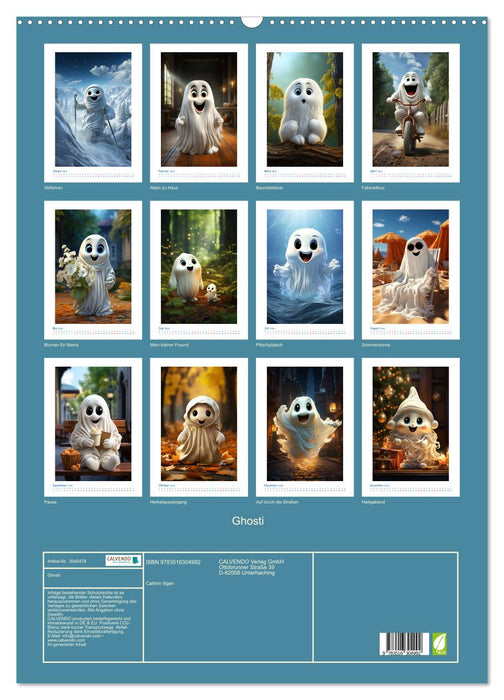 Ghosti (CALVENDO Wandkalender 2026)
