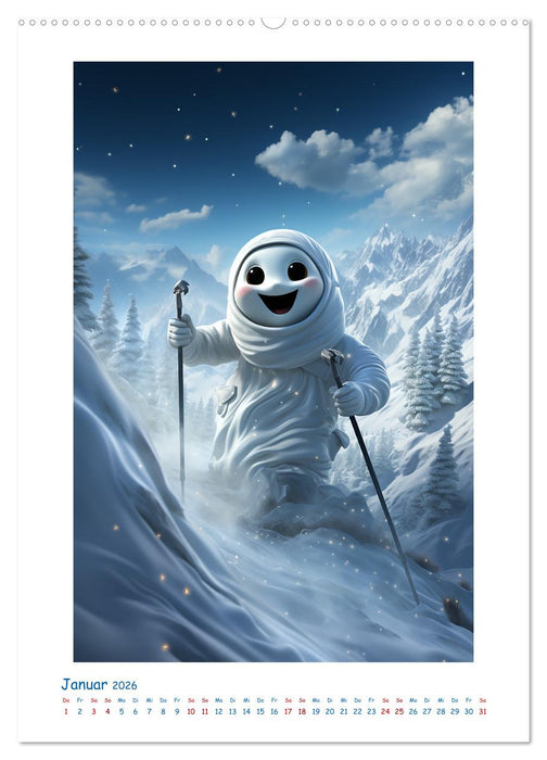 Ghosti (CALVENDO Wandkalender 2026)