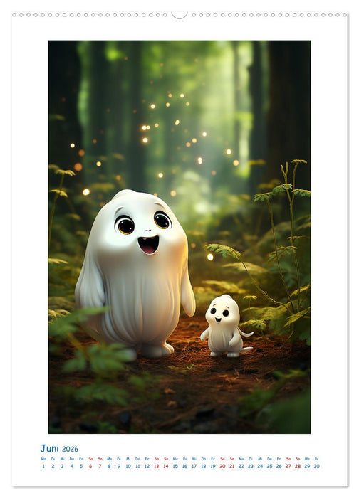 Ghosti (CALVENDO Wandkalender 2026)