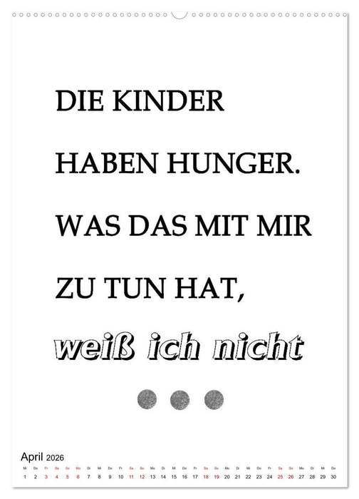 Heute schon gekocht? Leckerbissen aus der Schaltzentrale der Macht (CALVENDO Wandkalender 2026)