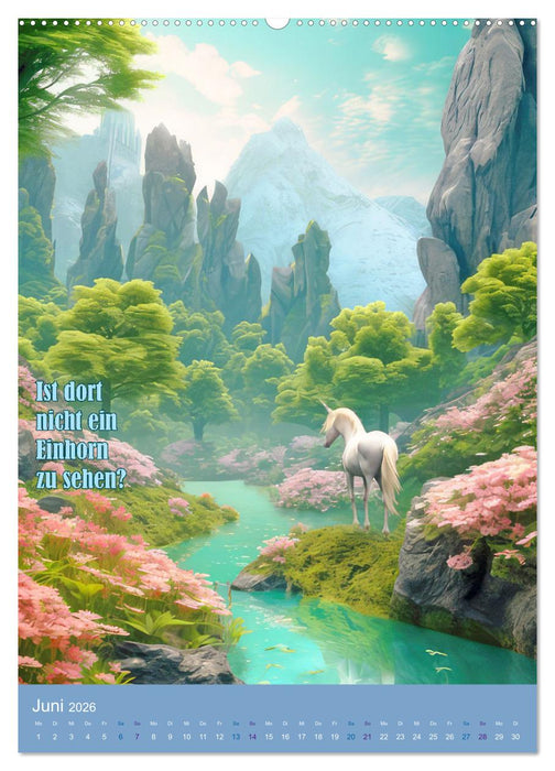 Luca und die wundersame Flasche (CALVENDO Wandkalender 2026)