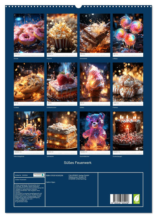 Süßes Feuerwerk (CALVENDO Premium Wandkalender 2026)