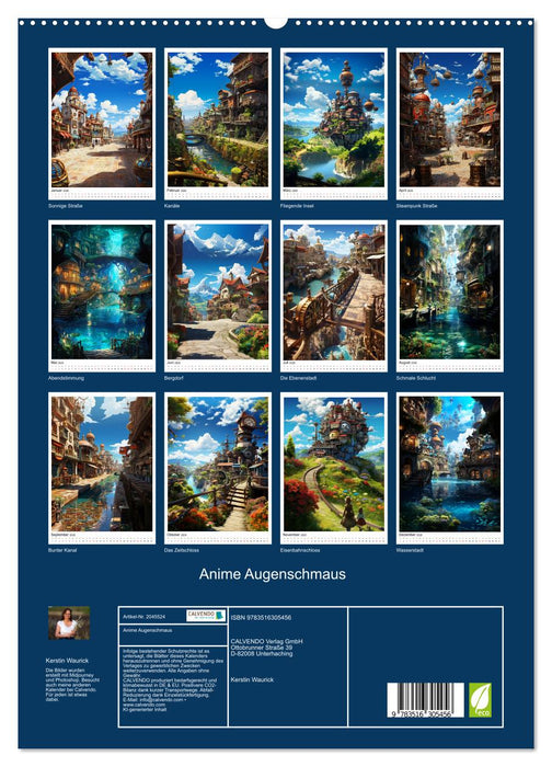Anime Augenschmaus (CALVENDO Premium Wandkalender 2026)