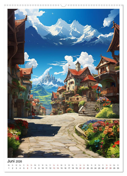 Anime Augenschmaus (CALVENDO Premium Wandkalender 2026)