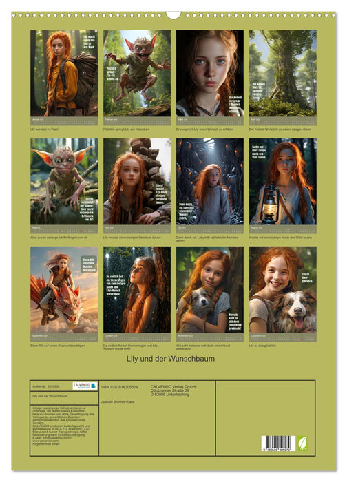 Lily und der Wunschbaum (CALVENDO Wandkalender 2026)