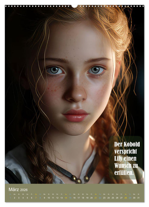 Lily und der Wunschbaum (CALVENDO Wandkalender 2026)