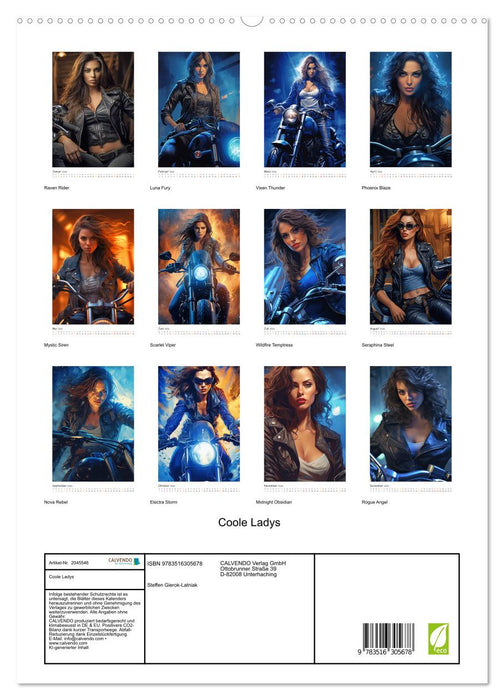 Coole Ladys (CALVENDO Premium Wandkalender 2026)