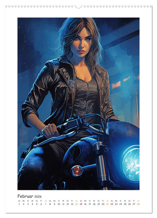 Coole Ladys (CALVENDO Premium Wandkalender 2026)