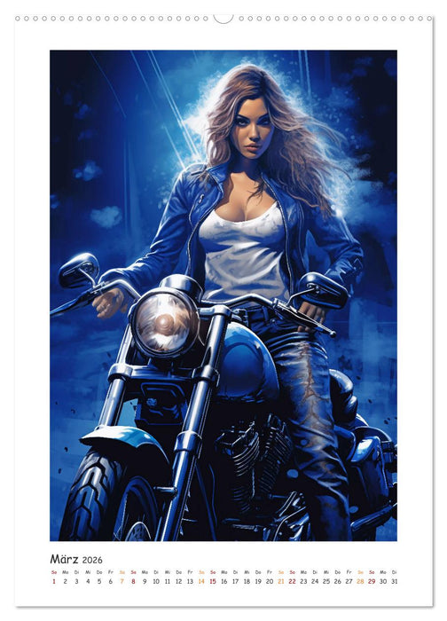 Coole Ladys (CALVENDO Premium Wandkalender 2026)