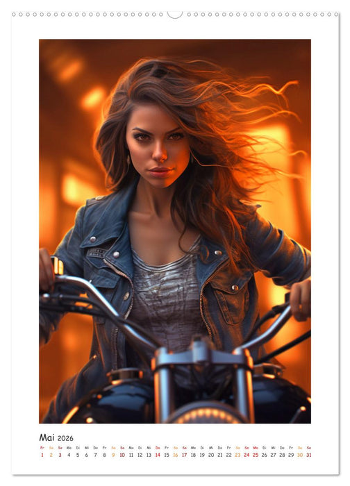 Coole Ladys (CALVENDO Premium Wandkalender 2026)