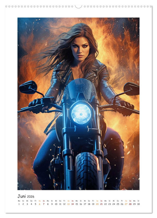 Coole Ladys (CALVENDO Premium Wandkalender 2026)