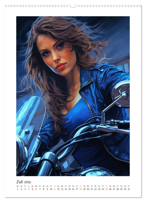 Coole Ladys (CALVENDO Premium Wandkalender 2026)