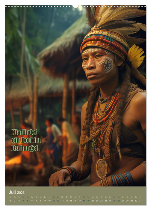 Mia und das Dschungel-Abenteuer (CALVENDO Premium Wandkalender 2026)