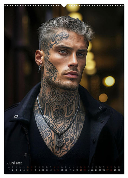 Tattoos Kunst auf der Haut (CALVENDO Wandkalender 2026)