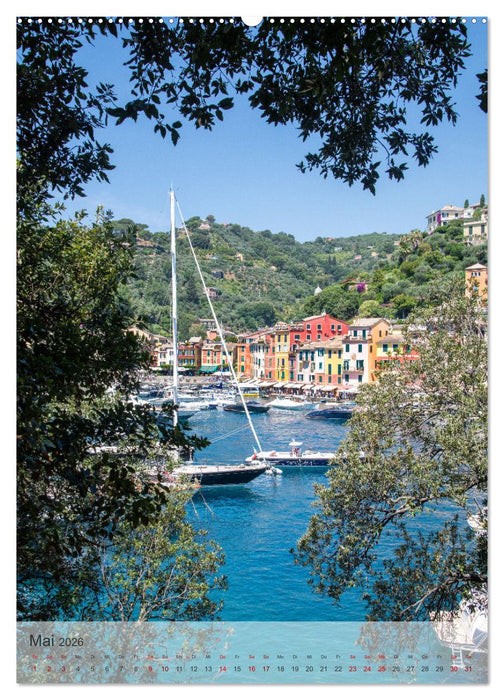 Portofino - Im Herzen der italienischen Riviera!! (CALVENDO Wandkalender 2026)