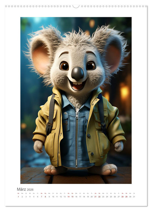 Grinsekatze (CALVENDO Premium Wandkalender 2026)
