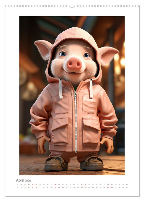 Grinsekatze (CALVENDO Premium Wandkalender 2026)