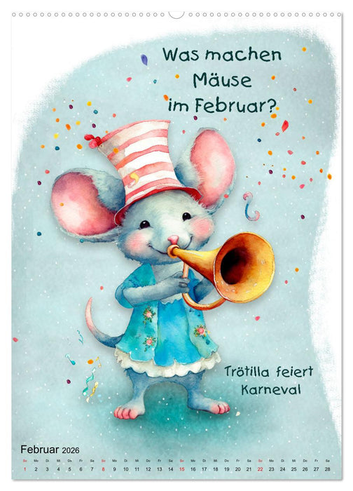 Die Mäusebande (CALVENDO Wandkalender 2026)