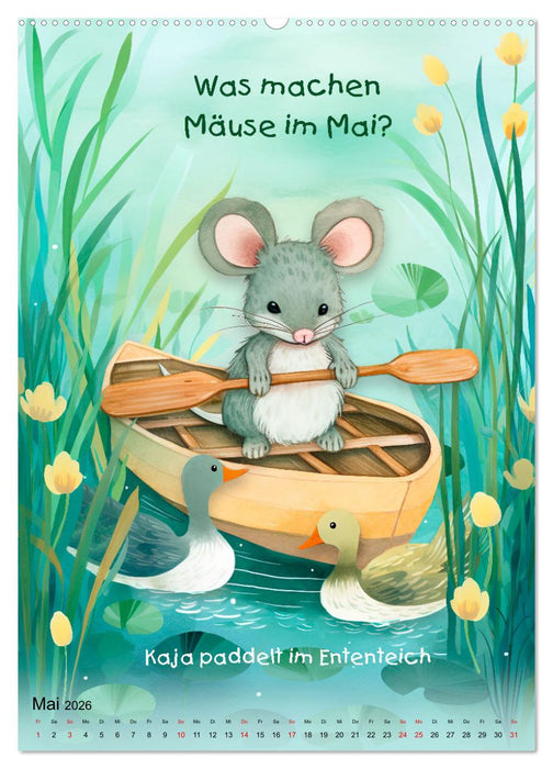 Die Mäusebande (CALVENDO Wandkalender 2026)
