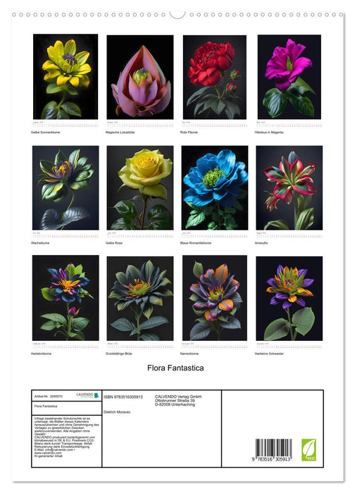 Flora Fantastica (CALVENDO Premium Wandkalender 2026)