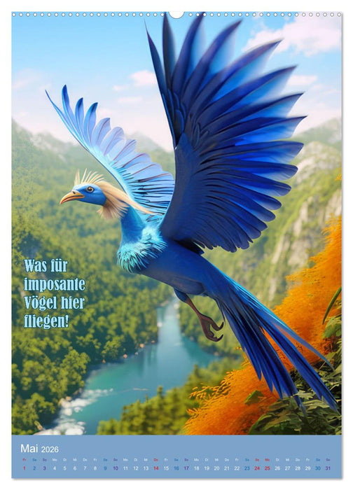 Luca und die wundersame Flasche (CALVENDO Premium Wandkalender 2026)