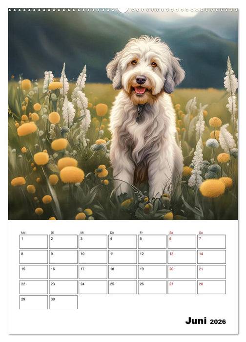 Aussiedoodle - Hunde zum Liebhaben (CALVENDO Premium Wandkalender 2026)