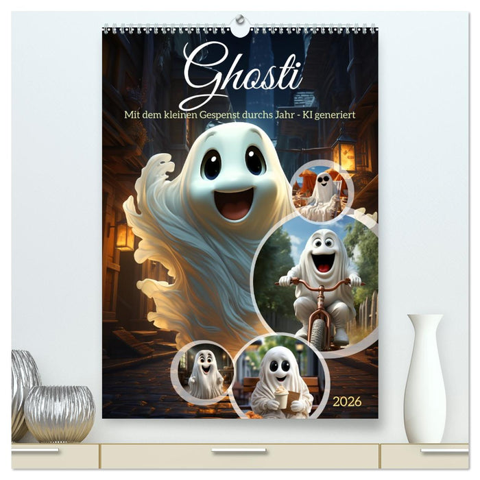 Ghosti (CALVENDO Premium Wandkalender 2026)
