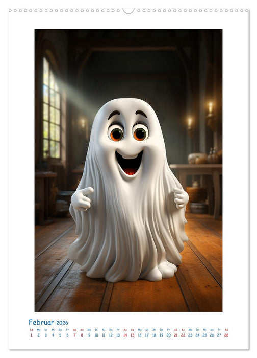 Ghosti (CALVENDO Premium Wandkalender 2026)