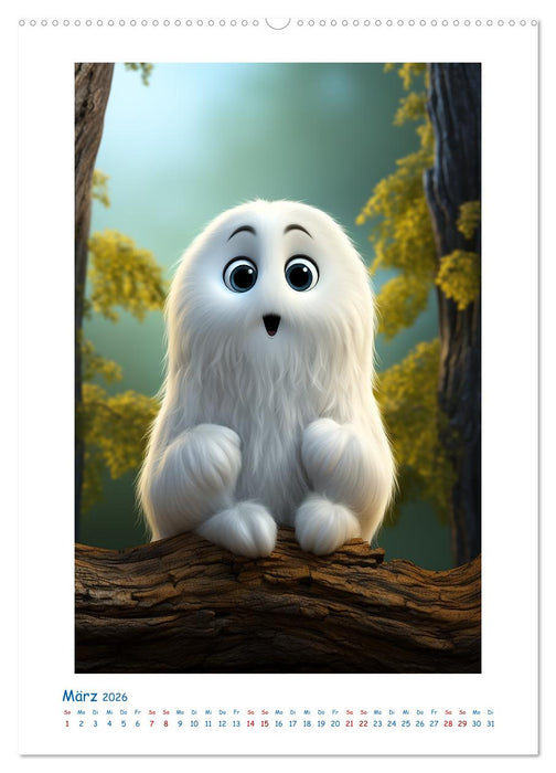 Ghosti (CALVENDO Premium Wandkalender 2026)