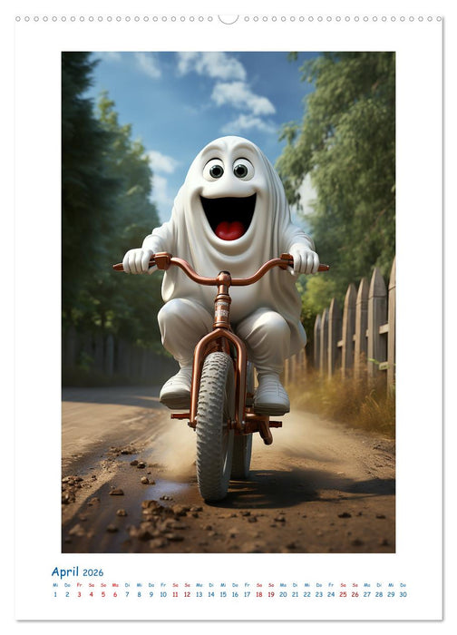 Ghosti (CALVENDO Premium Wandkalender 2026)