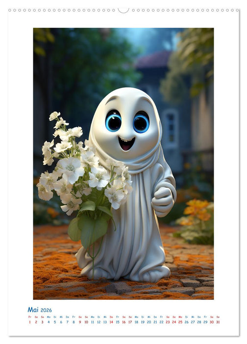 Ghosti (CALVENDO Premium Wandkalender 2026)