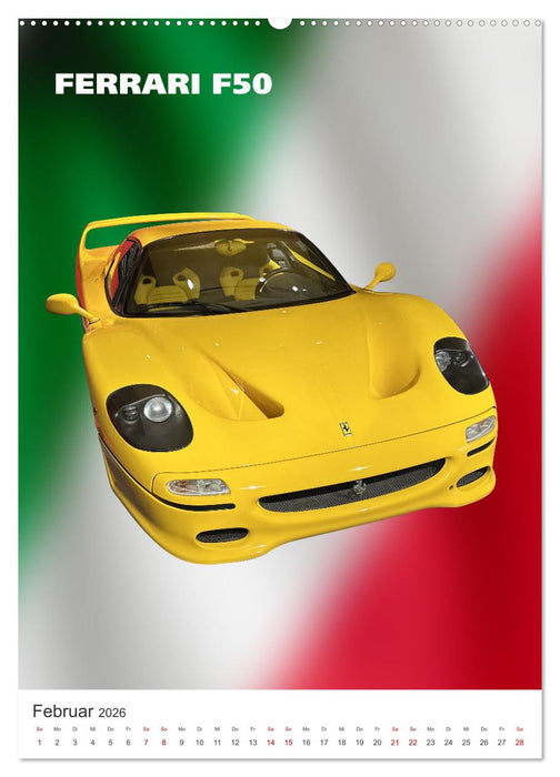 Il Mondo Ferrari (CALVENDO Premium Wandkalender 2026)