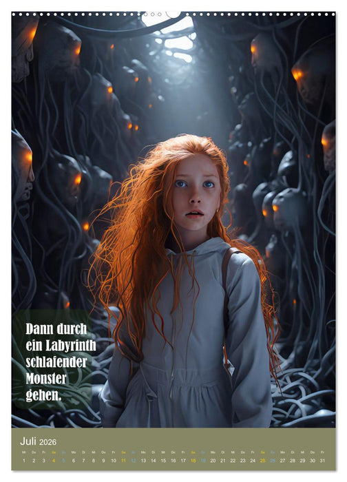 Lily und der Wunschbaum (CALVENDO Premium Wandkalender 2026)