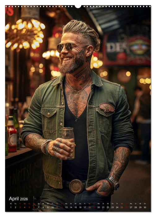 Tattoos Kunst auf der Haut (CALVENDO Premium Wandkalender 2026)