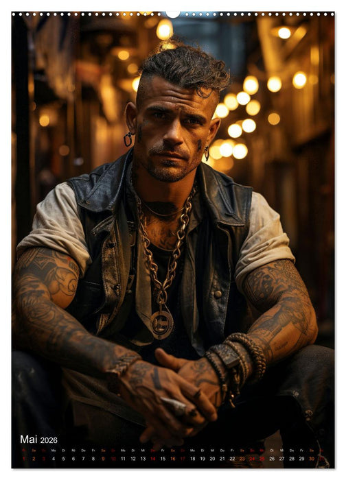 Tattoos Kunst auf der Haut (CALVENDO Premium Wandkalender 2026)