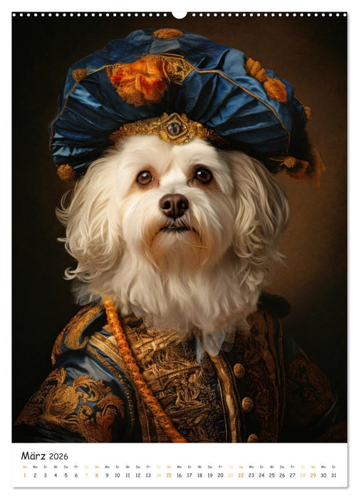 Tierische Kunst - Eine Sammlung von Renaissance-Gemälden mit tierischen Motiven (CALVENDO Premium Wandkalender 2026)