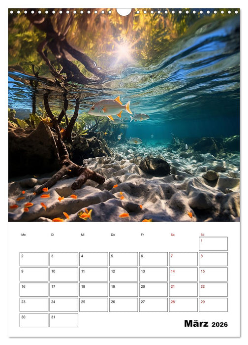 Türkisblauer Genuss (CALVENDO Wandkalender 2026)