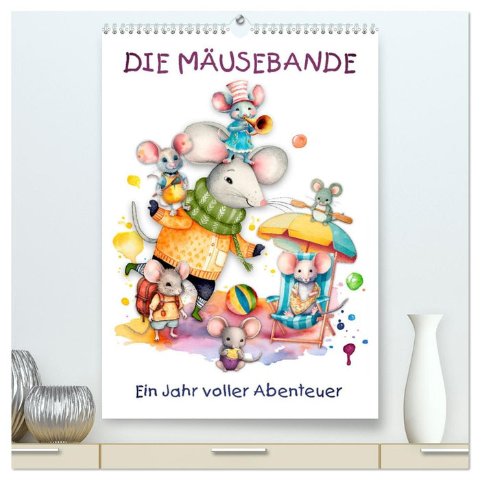Die Mäusebande (CALVENDO Premium Wandkalender 2026)