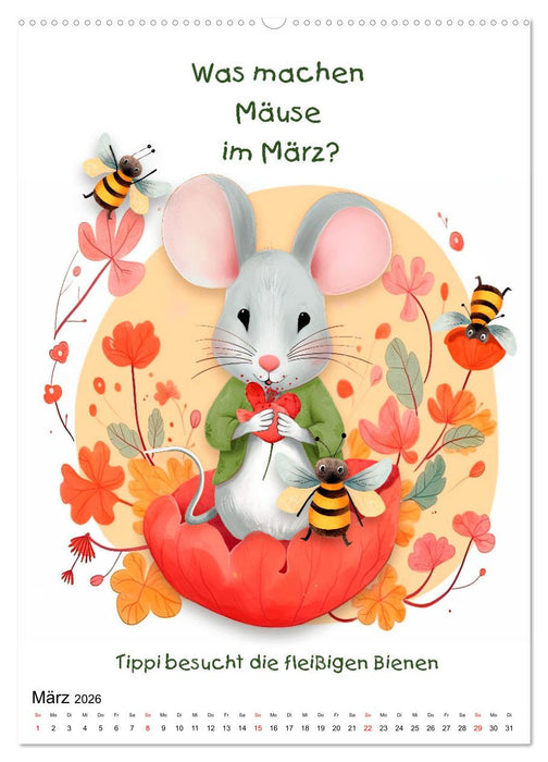 Die Mäusebande (CALVENDO Premium Wandkalender 2026)