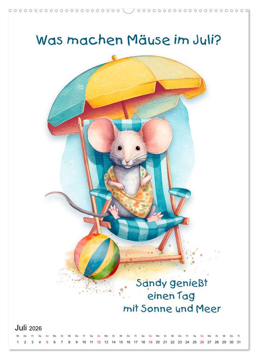 Die Mäusebande (CALVENDO Premium Wandkalender 2026)