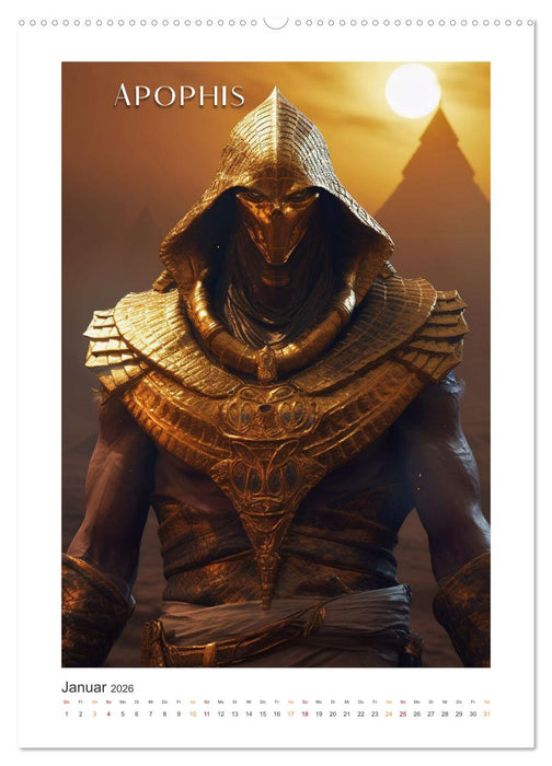 Ägytische Götter (CALVENDO Wandkalender 2026)