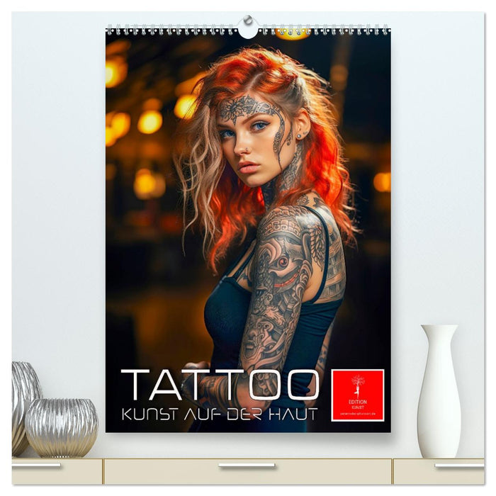 Tattoo Kunst auf der Haut (CALVENDO Premium Wandkalender 2026)