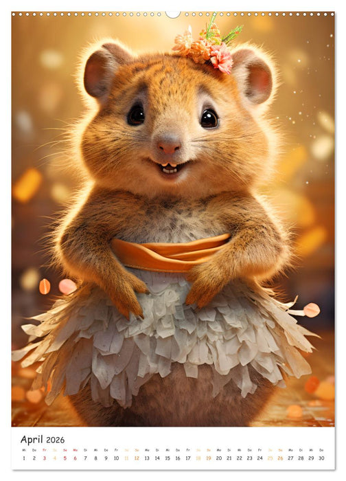 Quokka Business - Die süßesten Kollegen der Welt (CALVENDO Wandkalender 2026)