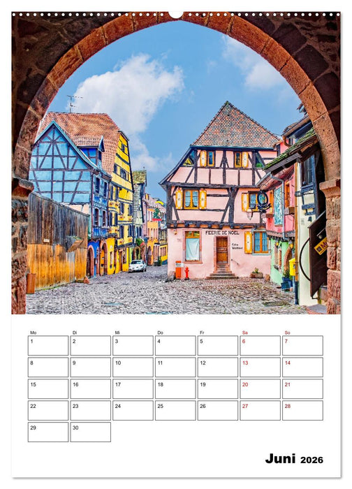 Elsass - Impressionen (CALVENDO Premium Wandkalender 2026)