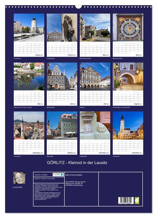 GÖRLITZ - Kleinod in der Lausitz (CALVENDO Wandkalender 2026)